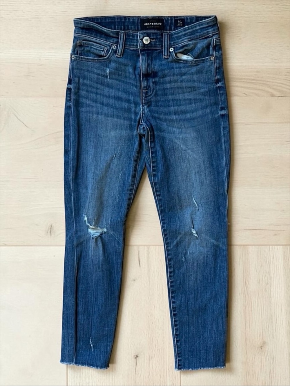 Lucky Brand Ava Skinny Ripped Jeans Size 2/26